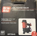 Grip Rite GRTRN45 15 Degree Cool Roofing Nailer Fastener Range 7/8 To 1-3/4. Fixed Price $189.00.