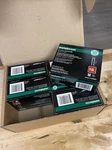 6 Box Metabo Hpt In. 1/4" 18 Gauge Crown Staples 5000PK Each New. Fixed Price $119.95.