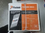 New!! Paslode 3" X 0.131-GAUGE 30* Brite Paper Tape Framing Nails 2500 Count. Fixed Price $75.95.