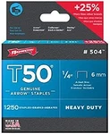 50424 Arrow T50 1/4" Staples - 1PK. Fixed Price $7.59.