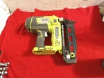 Ryobi One 18V Cordless Airstrike 16GA Straight Finish Nailer Tool Only P325. Fixed Price $55.99.