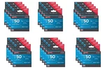 Arrow 1/4" T50 Heavy Duty Galvanized Steel Staples (1250 Pack)- Carton Of 24. Fixed Price $109.00.
