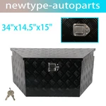 34"X14.5"X15" Black Aluminium Pickup Truck Trunk Bedtool Box Storage+lock+ Key. Fixed Price $143.88.
