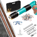 Manual Mini Steel Gun Kit 5-SPEED + 100 Nails Air Nailer Wall Shooting Tool. Fixed Price $25.70.