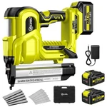 Silvel 21V Cordless Brad Nailer 2-IN-1 Electric Stapler 2X 4.0AH Battery. Fixed Price $259.99.