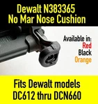 Dewalt Nose Cushion - Nailers DC612, DC614, DC616, DC618, DC628, DCN660 N383365. Fixed Price $11.75.