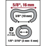Malco HR1X 5/8 Inch 16 Gauge Galvanized Steel Hog Ring Staples 250 Pack. Fixed Price $18.71.