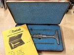 Vintage Depth Micrometer Central Tool Co. Complete #103 0-3" Range Box Manual. Fixed Price $55.44.