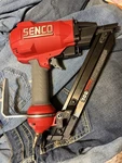 Senco JN91H1 Pneumatic Metal Connector Nailer 1-1/2" Full Round Head. Fixed Price $225.00.