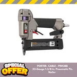 Porter Cable PIN138B 23-GAUGE 1-3/8 In. Pneumatic Nailer. Fixed Price $75.97.