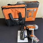 Ridgid R250SFF3 16 Gauge Straight Finish Nail Gun Pneumatic 120PSI Orange Gray. Fixed Price $99.99.