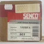Senco SC1 Senclamps Staples Y05BFA 5/16 Leg 7/16 Crown Open Box. Fixed Price $89.00.