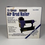 Central Pneumatic 18 Gauge Air Brad Nailer Model 46309 With Case. Fixed Price $12.99.