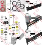 Senco Framepro O-ring Kit + BF0203 BF0212 BF0204 For 701-XP 702-XP 751 752. Fixed Price $29.95.
