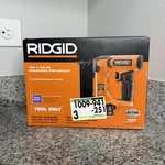 Ridgid 18V Cordless 23-GAUGE 1-3/8 In. Headless Pin Nailer (tool Only). Fixed Price $98.95.