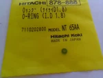 Two !! Hitachi O-rings 878-888. Fixed Price $7.99.