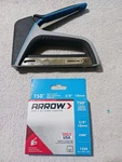 Arrow T50X Heavy Duty Stapler Gun With 3/8" (10MM) Staples 1250 Count. Fixed Price $13.99.