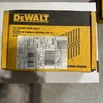 Dewalt DWRHS8D113 21 Round Head Brite Framing Nails 2-3/8" X .113" (2000 Count). Fixed Price $36.59.