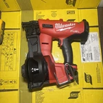 Milwaukee 2909-20 M18 Fuel 18V Cordless Li-ion Coil Roofing Nailer Tool Only. Fixed Price $365.00.