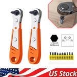 Ratcheting Right Angle Screwdriver Hex 90 Degree Offset + 10PC Bits Set!. Fixed Price $316.39.