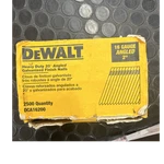 Dewalt DCA16200 Angled Galvanized Finish Nails, 2500. Fixed Price $20.00.