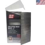 Grip Rite Prime Guard 18-GAUGE 304-STAINLESS Steel Brad Nails Belt-clip Bo.... Fixed Price $56.42.