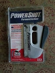 Powershot Forward Action Staple & Nail Gun Silver Black Metal Plastic. Fixed Price $20.00.