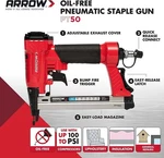 PT50 Oil-free Pneumatic Staple Gun Electric Power Tool Over-molded Grip New. Fixed Price $48.83.