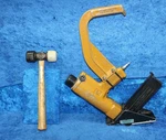 Bostitch Model Iii Fs Flooring Nail Gun Stapler Pneumatic, With Hammer. Fixed Price $200.00.