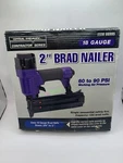 2" Brad Nailer 18 Gauge 60 90 Psi Item #66995 Central Pneumatic Contractor. Fixed Price $29.95.