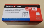 Porter Cable Galvanized Upholstery Staples 3/8" 22 Gauge 10000 Count PU558G New. Fixed Price $28.50.