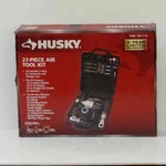 New, Husky Air Tool Kit, (27-PIECES) HDK1008, Industrial Grade W/ Case. Fixed Price $58.48.