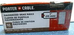 Porter Cable 1" 18 Ga. Galvanized Brad Nails Qty: 5000 (PBN8100) Fs. Fixed Price $20.00.