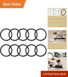 10 Pack Piston O-rings For Hitachi Nailers Durable Rubber Replacement. Fixed Price $13.99.