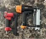 Lot Of 2 Pneumatic Guns: Freeman 3-IN-1 16/18 Ga + Stapler & Arrow PT150. Fixed Price $80.00.