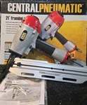 Central Pneumatic 21 Framing Nailer Air Powered Strong & Reliable Gun. Fixed Price $89.99.