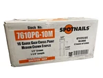 Spotnails 7610PG-10M 1/2" 16-GA Galv Sheathing Staples 10000-COUNT 1-1/4" Leg. Fixed Price $37.49.