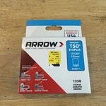 Arrow T50 Staples 1,250 Pk. 17/32" # 50CT New Package. Fixed Price $11.25.