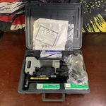 Central Pneumatic 18 Gauge 2-IN-1 Air Nailer/stapler 44667 With Case/staple/nail. Fixed Price $25.89.