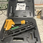Bostitch N62FN-2 Pneumatic Finish Nailer 1" To 2-1/2" 15 Gauge Gun Tested. Fixed Price $150.00.