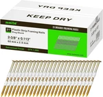 1,000 Counts Meite 2-3/8 Inch 21 Degree Framing Nails Galvanized Ring Shank. Fixed Price $31.99.