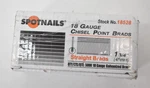 Spotnails 18528 1-3/4" Chisel Point Brads Gauge Galvanized 5000 Pack. Fixed Price $20.90.