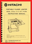Hitachi P12RA Wood Planer/jointer Instruction Owner Service Parts Manual 1736. Fixed Price $25.00.