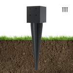 Heavy Duty Metal Fence Post Anchor 4X4 16 Inch Internal Gauge Nail Set Bracket. Fixed Price $59.98.