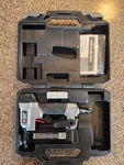 Porter Cable PIN138 Finishing Nail Gun Kit With Hard Case. Fixed Price $49.00.