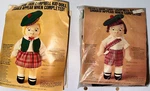 Doll Kits 1970S Campbell Soup Kids 22 Boy & Girl Yarn Cloth Instructions Comp. Fixed Price $18.00.