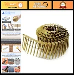 Coil Roofing Nails 1-1/4" X .120" Electro Galvanized Round Head 15 2880PCS. Fixed Price $85.99.