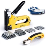 Upholstery 4 In 1 Gun Heavy Duty, With 6000 Staples, Remover, Gloves, .... Fixed Price $29.26.