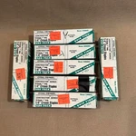 Lot (7) Vintage Central Pneumatic Crown Staples 1/4" 18 Gauge 1" Long 500-PACK. Fixed Price $49.99.