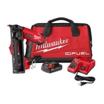 Milwaukee 2841-21CT M18 Fuel 18V 16 Guage Cordless Angled Finish Nailer Kit. Fixed Price $449.00.